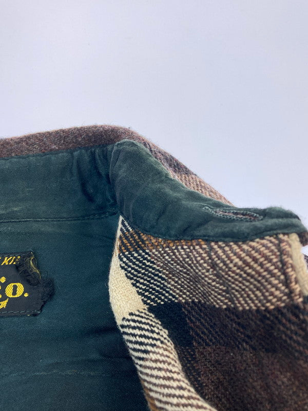 【現状渡し品】【メンズ】 SPORT KING スポーツキング 50-60S WOOL CPO SHIRT ウール シーピーオー シャツ 146-251230-zi-41-min サイズ：下記参照 カラー：ブラウン 万代Net店