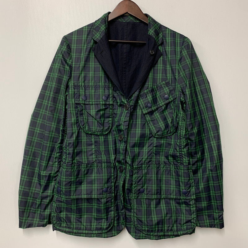 【中古品】【メンズ】 CHECK NYLON LINER WOOL TAILORED JACKET HD-J006 AD2009 チェック ナイロン ライナー ウール テーラードジャケット アウター 140-251226-as-10-izu サイズ：XS カラー：ネイビー 万代Net店