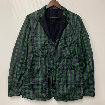 【中古品】【メンズ】 CHECK NYLON LINER WOOL TAILORED JACKET HD-J006 AD2009 チェック ナイロン ライナー ウール テーラードジャケット アウター 140-251226-as-10-izu サイズ：XS カラー：ネイビー 万代Net店