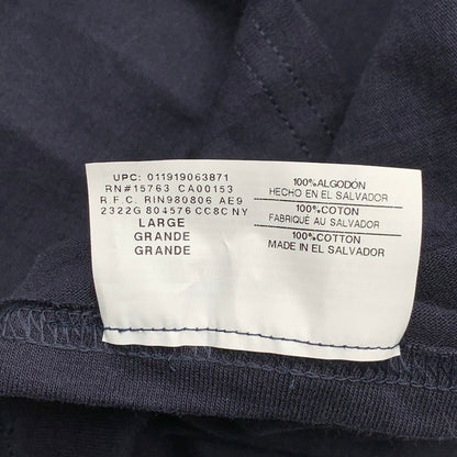 【中古品】【メンズ】 CHAMPION チャンピオン 長袖Tシャツ カットソー ロンT 目付き ブランド 古着 (fuz) 150-260606-gm-09-oto サイズ：L カラー：ネイビー 万代Net店