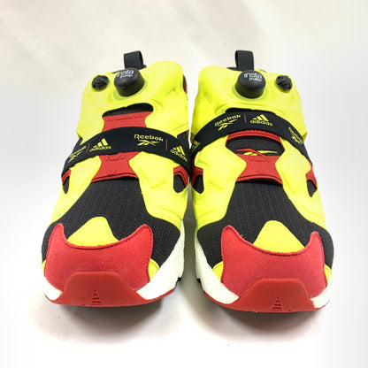 【中古美品】【メンズ】 ADIDAS×REEBOK アディダス リーボック FW5305 INSTAPUMP FURY BOOST OG YELLOW RED スニーカー 靴 164-260501-ts-09-otoh カラー：ブラック / ハイパーグリーン / リーボックレッド 万代Net店