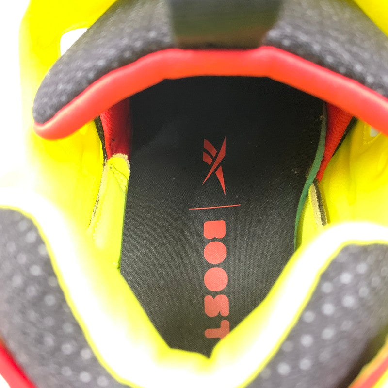 【中古美品】【メンズ】 ADIDAS×REEBOK アディダス リーボック FW5305 INSTAPUMP FURY BOOST OG YELLOW RED スニーカー 靴 164-260501-ts-09-otoh カラー：ブラック / ハイパーグリーン / リーボックレッド 万代Net店