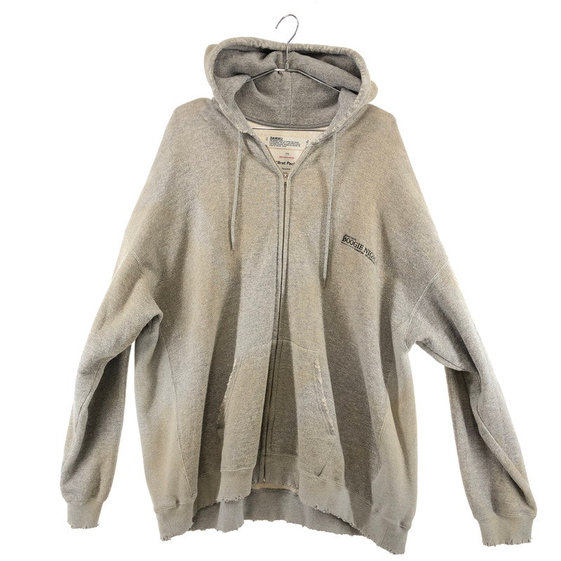 【中古美品】【メンズ】 DAIRIKU 21AW Ponyboy Zip Hoodie ダイリク ポニーボーイ ジップパーカー 140-260320-ts-03-otoh サイズ：L カラー：グレー 万代Net店