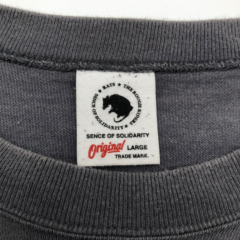 【中古品】【メンズ】 RATS PUNK L/S TEE ラッツ ロンT 142-260630-sm-05-otoh サイズ：L カラー：チャコールグレー 万代Net店