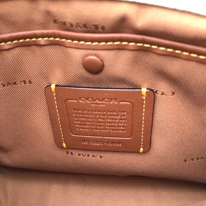 【中古美品】【レディース】 COACH C0698 コーチ ダブル ジップ ショルダー バッグ カバン 180-260623-sm-06-otoh カラー：チョーク マルチ 万代Net店