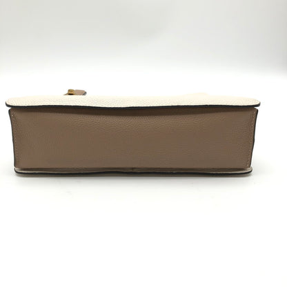【中古美品】【レディース】 COACH C0698 コーチ ダブル ジップ ショルダー バッグ カバン 180-260623-sm-06-otoh カラー：チョーク マルチ 万代Net店