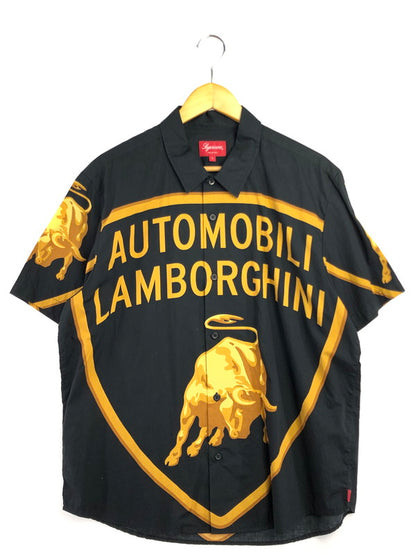 【中古品】【メンズ】 Supreme シュプリーム × AUTOMOBILI LAMBORGHINI ランボルギーニ 20SS S/S SHIRT BLACK ショートスリーブ Tシャツ トップス 149-260320-rt-11-tag サイズ：L カラー：ブラック 万代Net店