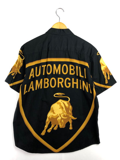 【中古品】【メンズ】 Supreme シュプリーム × AUTOMOBILI LAMBORGHINI ランボルギーニ 20SS S/S SHIRT BLACK ショートスリーブ Tシャツ トップス 149-260320-rt-11-tag サイズ：L カラー：ブラック 万代Net店