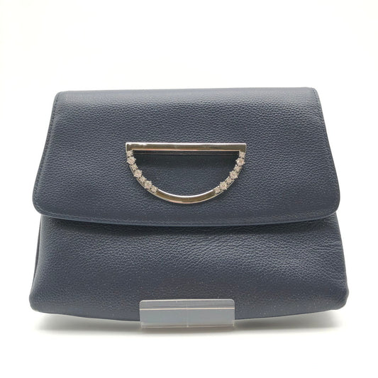 【中古品】【レディース】 Samantha Thavasa 2WayVioletD サマンサタバサ バイオレットD バッグ カバン チェーン付きクラッチバッグ 188-260623-sm-07-otoh カラー：ダークブルー 万代Net店
