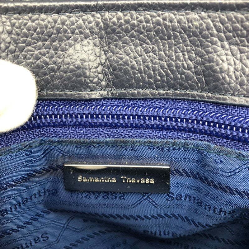 【中古品】【レディース】 Samantha Thavasa 2WayVioletD サマンサタバサ バイオレットD バッグ カバン チェーン付きクラッチバッグ 188-260623-sm-07-otoh カラー：ダークブルー 万代Net店