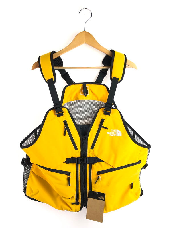 【中古美品】【メンズ】 GEAR MESH VEST NP22231 ギア メッシュ ベスト 144-260108-na-10-tag サイズ：M カラー：イエロー 万代Net店