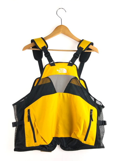 【中古美品】【メンズ】 GEAR MESH VEST NP22231 ギア メッシュ ベスト 144-260108-na-10-tag サイズ：M カラー：イエロー 万代Net店