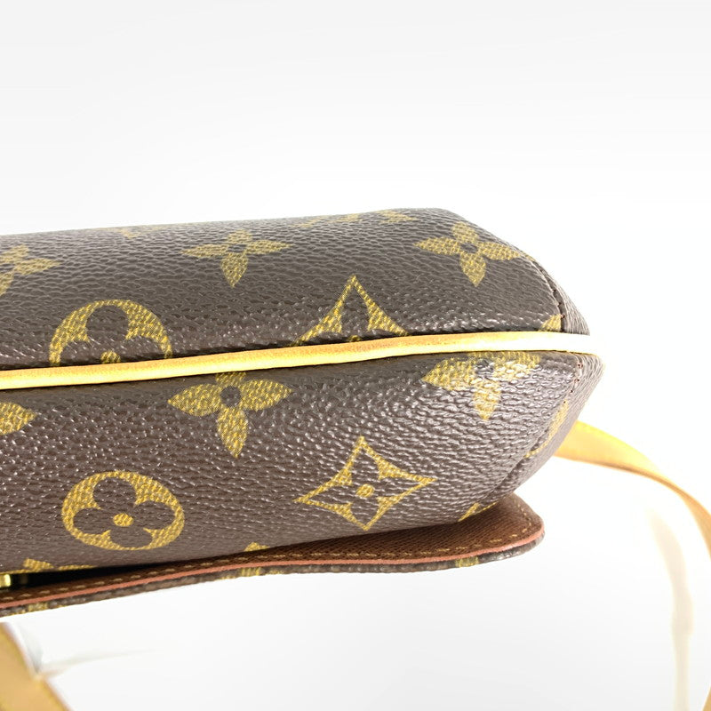 【中古美品】【レディース】 LOUIS VUITTON ルイヴィトン M51257 モノグラム ミュゼットタンゴ ショートショルダー レザー フラップバッグ 179-260419-sy-02-otoh カラー：ブラウン系 万代Net店