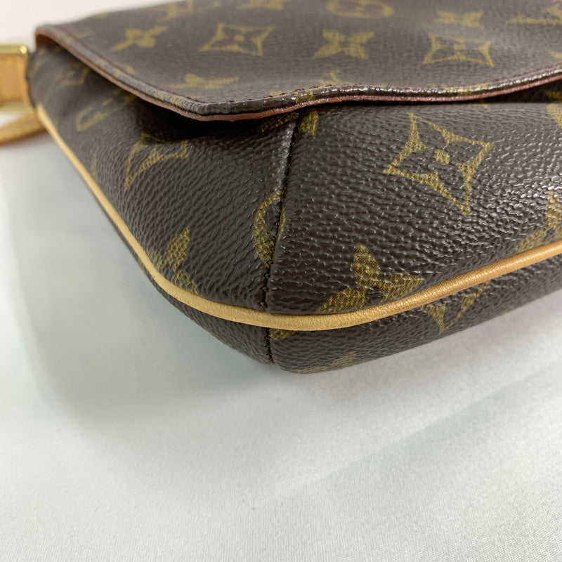 【中古美品】【レディース】 LOUIS VUITTON ルイヴィトン M51257 モノグラム ミュゼットタンゴ ショートショルダー レザー フラップバッグ 179-260419-sy-02-otoh カラー：ブラウン系 万代Net店
