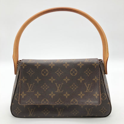 【中古美品】【レディース】 LOUIS VUITTON ルイヴィトン M51147 モノグラム ミニ ルーピング ハンドバッグ 179-260419-sy-05-otoh カラー：ブラウン系 万代Net店