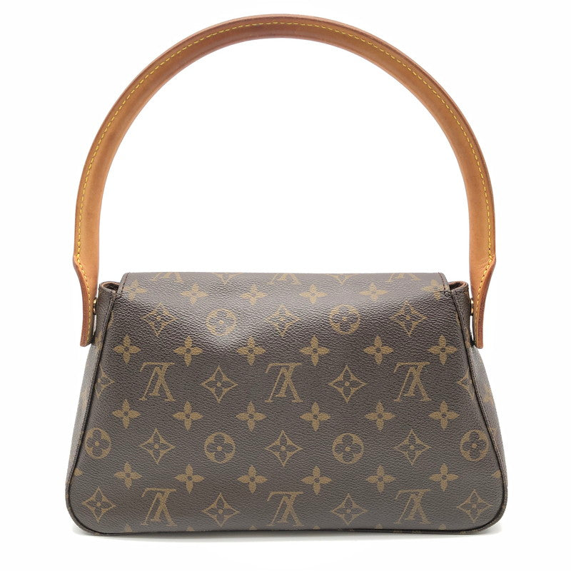 【中古美品】【レディース】 LOUIS VUITTON ルイヴィトン M51147 モノグラム ミニ ルーピング ハンドバッグ 179-260419-sy-05-otoh カラー：ブラウン系 万代Net店