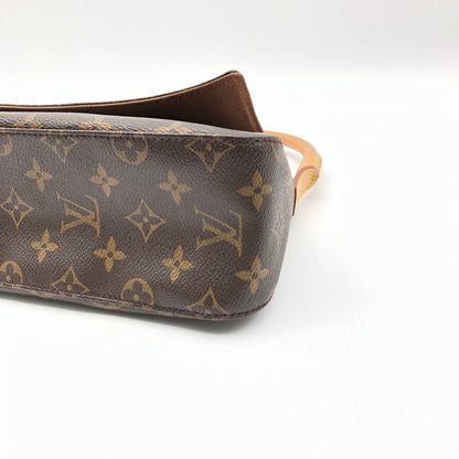 【中古美品】【レディース】 LOUIS VUITTON ルイヴィトン M51147 モノグラム ミニ ルーピング ハンドバッグ 179-260419-sy-05-otoh カラー：ブラウン系 万代Net店