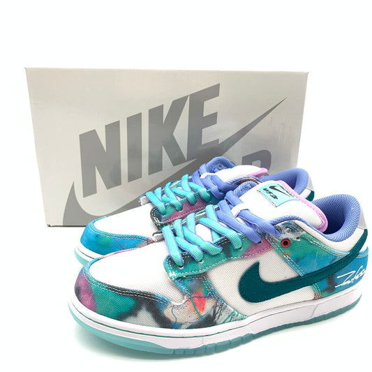 【中古美品】【メンズ】 NIKE SB×FUTURA ナイキ フューチュラ HF6061-400 DUNK LOW Bleached Aqua スニーカー 靴 160-260428-ts-02-otoh カラー：ブリーチドアクア 万代Net店