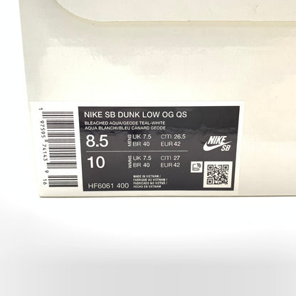 【中古美品】【メンズ】 NIKE SB×FUTURA ナイキ フューチュラ HF6061-400 DUNK LOW Bleached Aqua スニーカー 靴 160-260428-ts-02-otoh カラー：ブリーチドアクア 万代Net店