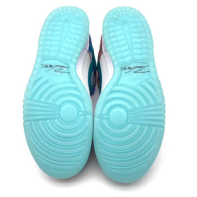 【中古美品】【メンズ】 NIKE SB×FUTURA ナイキ フューチュラ HF6061-400 DUNK LOW Bleached Aqua スニーカー 靴 160-260428-ts-02-otoh カラー：ブリーチドアクア 万代Net店