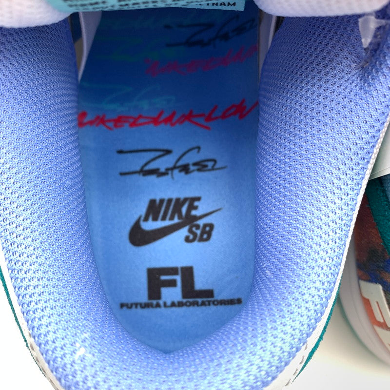 【中古美品】【メンズ】 NIKE SB×FUTURA ナイキ フューチュラ HF6061-400 DUNK LOW Bleached Aqua スニーカー 靴 160-260428-ts-02-otoh カラー：ブリーチドアクア 万代Net店