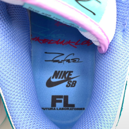 【中古美品】【メンズ】 NIKE SB×FUTURA ナイキ フューチュラ HF6061-400 DUNK LOW Bleached Aqua スニーカー 靴 160-260428-ts-02-otoh カラー：ブリーチドアクア 万代Net店