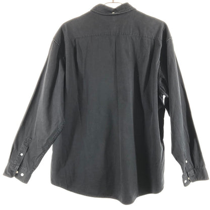 【中古品】【メンズ】 SUPREME シュプリーム SMALL BOX SHIRT スモールボックスシャツ 長袖 149-260514-sy-04-otoh サイズ：L カラー：ブラック系 万代Net店
