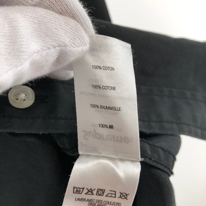 【中古品】【メンズ】 SUPREME シュプリーム SMALL BOX SHIRT スモールボックスシャツ 長袖 149-260514-sy-04-otoh サイズ：L カラー：ブラック系 万代Net店