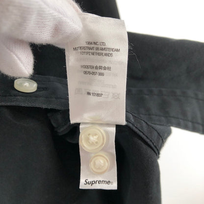 【中古品】【メンズ】 SUPREME シュプリーム SMALL BOX SHIRT スモールボックスシャツ 長袖 149-260514-sy-04-otoh サイズ：L カラー：ブラック系 万代Net店