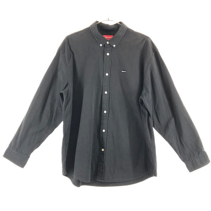 【中古品】【メンズ】 SUPREME シュプリーム SMALL BOX SHIRT スモールボックスシャツ 長袖 149-260514-sy-04-otoh サイズ：L カラー：ブラック系 万代Net店