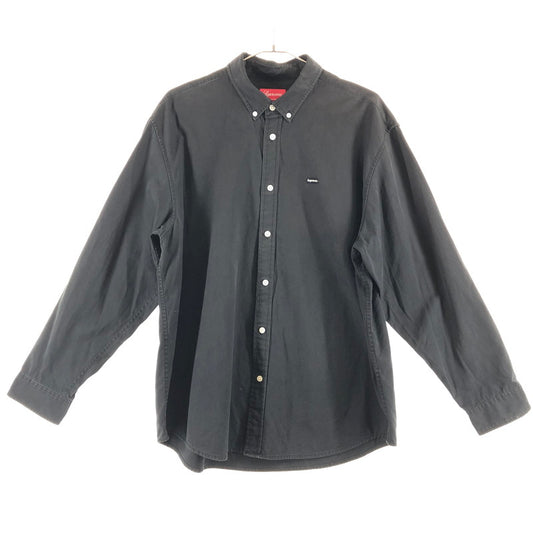 【中古品】【メンズ】 SUPREME シュプリーム SMALL BOX SHIRT スモールボックスシャツ 長袖 149-260514-sy-04-otoh サイズ：L カラー：ブラック系 万代Net店
