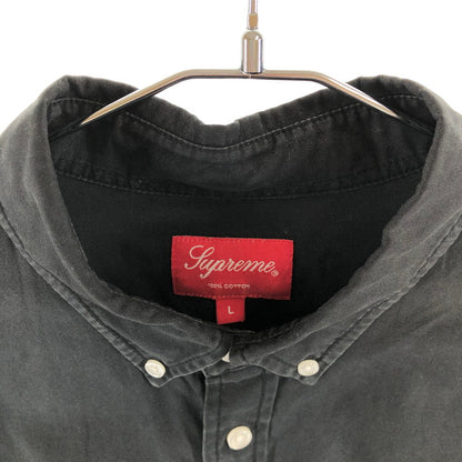 【中古品】【メンズ】 SUPREME シュプリーム SMALL BOX SHIRT スモールボックスシャツ 長袖 149-260514-sy-04-otoh サイズ：L カラー：ブラック系 万代Net店