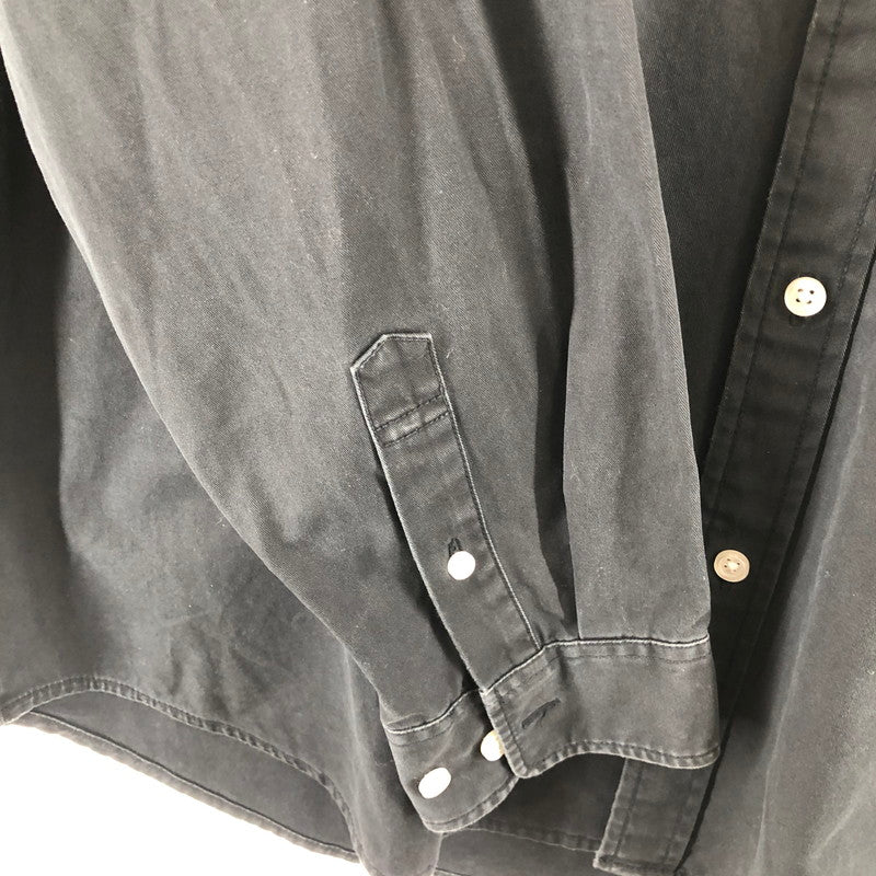 【中古品】【メンズ】 SUPREME シュプリーム SMALL BOX SHIRT スモールボックスシャツ 長袖 149-260514-sy-04-otoh サイズ：L カラー：ブラック系 万代Net店
