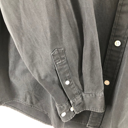 【中古品】【メンズ】 SUPREME シュプリーム SMALL BOX SHIRT スモールボックスシャツ 長袖 149-260514-sy-04-otoh サイズ：L カラー：ブラック系 万代Net店