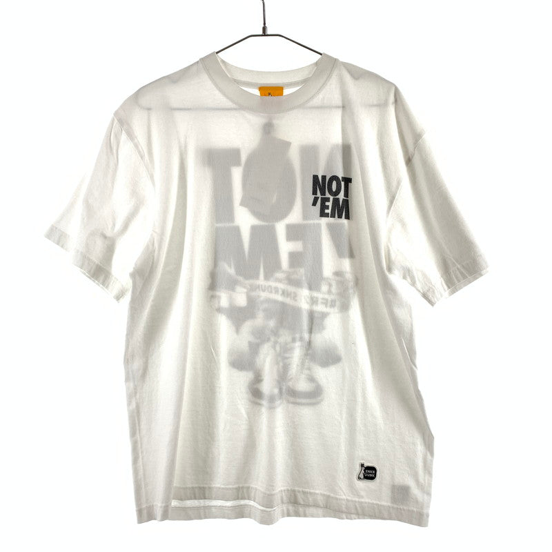 【中古美品】【メンズ】 #FR2 × SNKRDUNK エフアールツー スニーカーダンク NOT’EM T-shirt 'White' Tシャツ 142-260430-ts-01-otoh サイズ：M カラー：ホワイト 万代Net店
