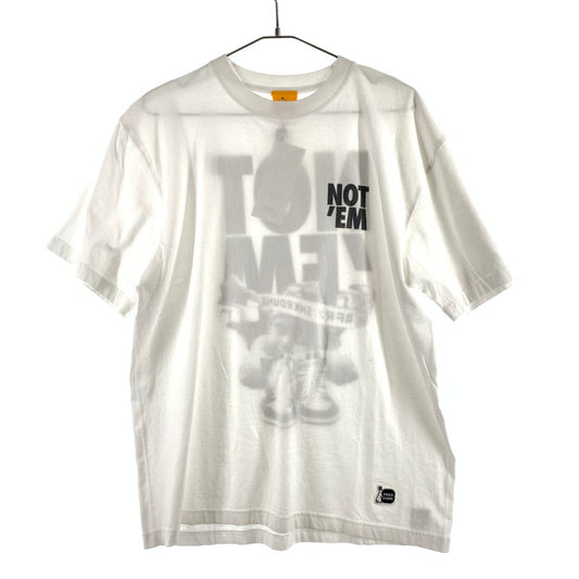 【中古美品】【メンズ】 #FR2 × SNKRDUNK エフアールツー スニーカーダンク NOT’EM T-shirt 'White' Tシャツ 142-260430-ts-01-otoh サイズ：M カラー：ホワイト 万代Net店