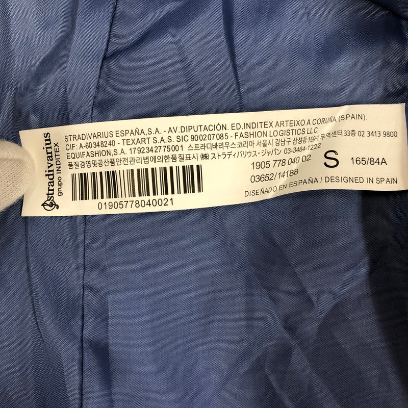 【中古美品】【レディース】 Stradivarius ストラディバリウス ピンストライプ柄テーラードジャケット 147-260820-sm-03-otoh カラー：ライトブルー 万代Net店