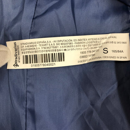 【中古美品】【レディース】 Stradivarius ストラディバリウス ピンストライプ柄テーラードジャケット 147-260820-sm-03-otoh カラー：ライトブルー 万代Net店