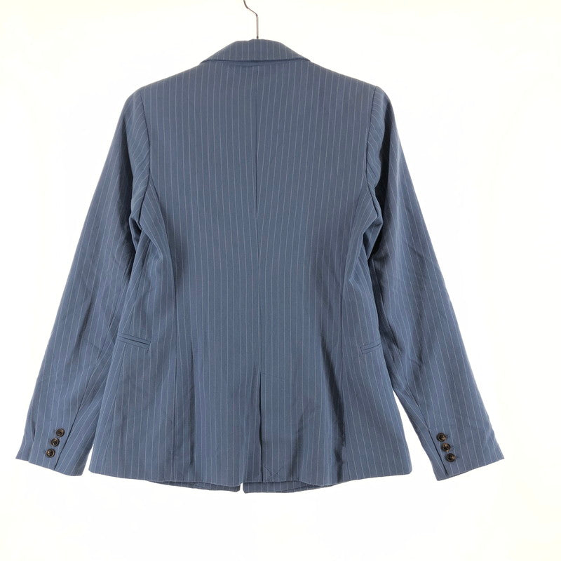 【中古美品】【レディース】 Stradivarius ストラディバリウス ピンストライプ柄テーラードジャケット 147-260820-sm-03-otoh カラー：ライトブルー 万代Net店