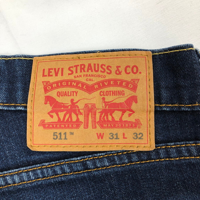 【中古品】【メンズ】 levi's 511 リーバイス デニムパンツ スリムストレート 156-260820-sm-05-otoh カラー：インディゴブルー 万代Net店