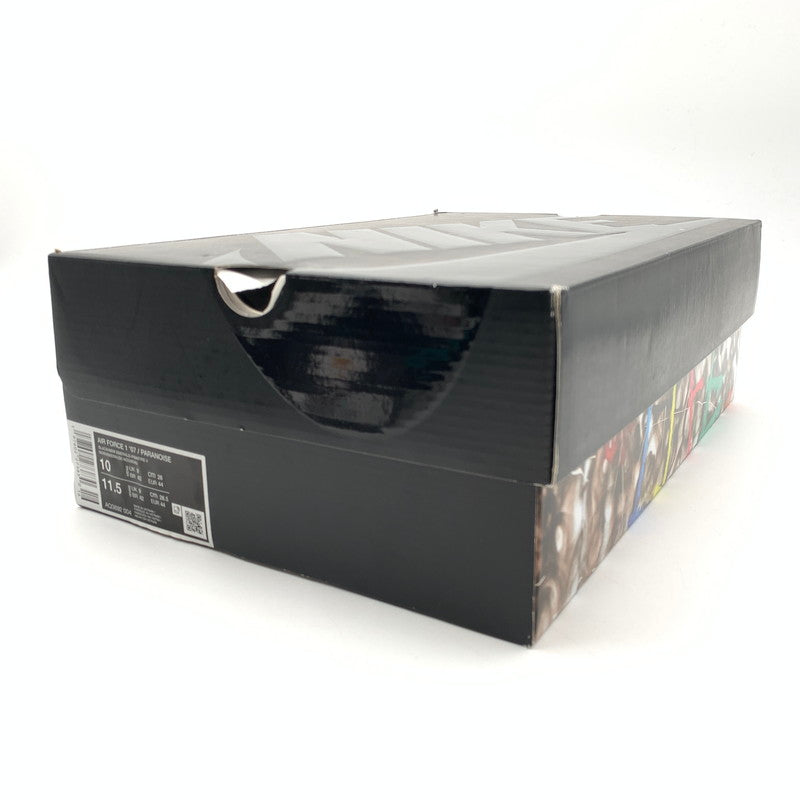 【中古美品】【メンズ】 PEACEMINUSONE×Nike ピースマイナスワン ナイキ Air Force 1 Low AQ3692 004 '07 Para-Noise 3.0 Black and Multi-Color G-DRAGON 160-260429-ts-03-otoh 万代Net店