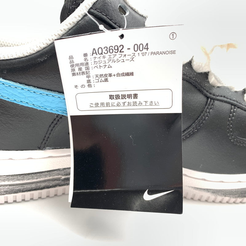 【中古美品】【メンズ】 PEACEMINUSONE×Nike ピースマイナスワン ナイキ Air Force 1 Low AQ3692 004 '07 Para-Noise 3.0 Black and Multi-Color G-DRAGON 160-260429-ts-03-otoh 万代Net店