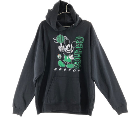 【中古品】【メンズ】 JUNK FOOD×DISNEY ジャンクフードｘディズニー NBA MIAMI HEAT HOODIE ボストン・セルティックス ミッキマウスパーカー 147-260514-sy-03-otoh サイズ：L カラー：ブラック系 万代Net店
