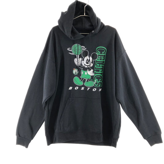 【中古品】【メンズ】 JUNK FOOD×DISNEY ジャンクフードｘディズニー NBA MIAMI HEAT HOODIE ボストン・セルティックス ミッキマウスパーカー 147-260514-sy-03-otoh サイズ：L カラー：ブラック系 万代Net店