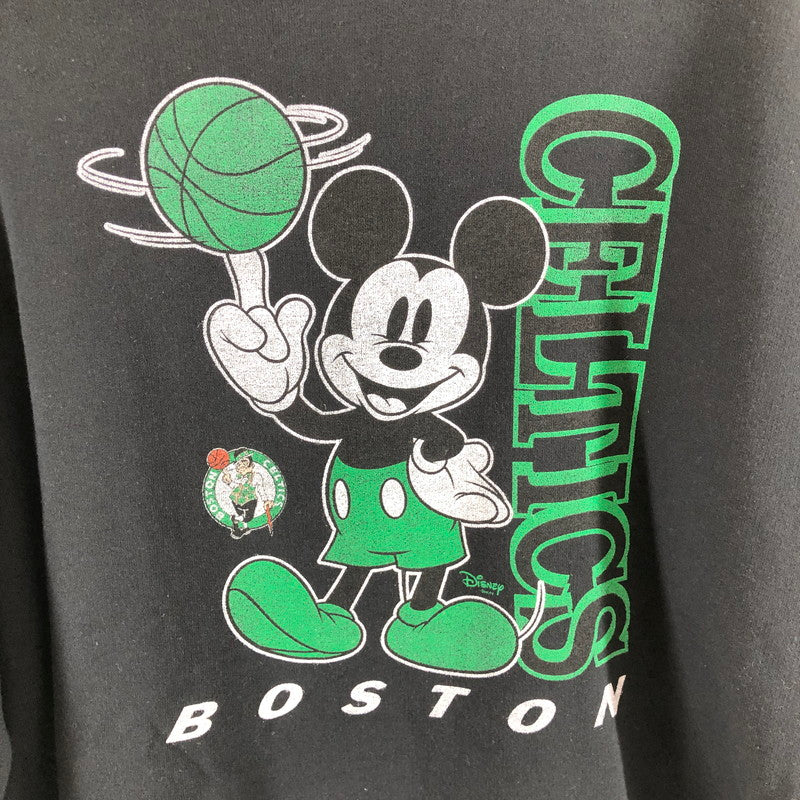 【中古品】【メンズ】 JUNK FOOD×DISNEY ジャンクフードｘディズニー NBA MIAMI HEAT HOODIE ボストン・セルティックス ミッキマウスパーカー 147-260514-sy-03-otoh サイズ：L カラー：ブラック系 万代Net店