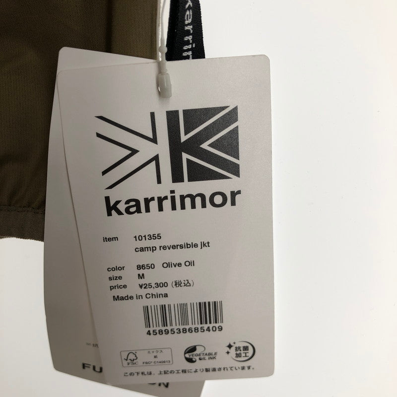 【中古美品】【メンズ】 KARRIMOR カリマー キャンプリバーシブルジャケット オリーブオイル 144-260510-sy-04-otoh サイズ：M カラー：オリーブグリーン系 万代Net店