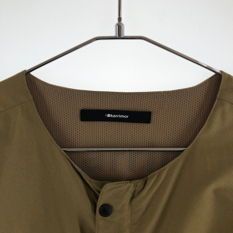 【中古美品】【メンズ】 KARRIMOR カリマー キャンプリバーシブルジャケット オリーブオイル 144-260510-sy-04-otoh サイズ：M カラー：オリーブグリーン系 万代Net店
