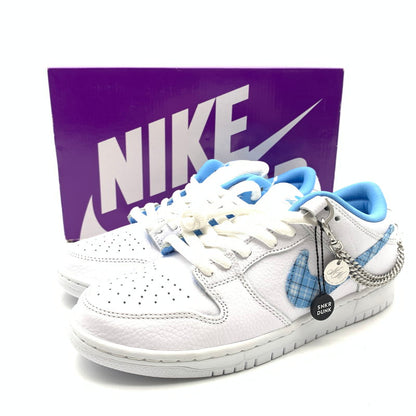 【中古美品】【メンズ】 Nicole Hause×Nike ニコールハウゼ ナイキ SB Dunk Low Pro FZ8802 100 ''Victory of The People UnivercityBlue'' スニーカー 靴 160-260502-ts-08-otoh カラー：ホワイト / ユニバーシティブルー 万代Net店