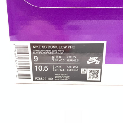 【中古美品】【メンズ】 Nicole Hause×Nike ニコールハウゼ ナイキ SB Dunk Low Pro FZ8802 100 ''Victory of The People UnivercityBlue'' スニーカー 靴 160-260502-ts-08-otoh カラー：ホワイト / ユニバーシティブルー 万代Net店