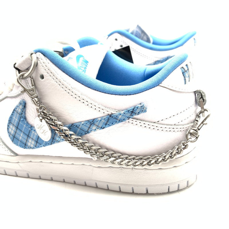 【中古美品】【メンズ】 Nicole Hause×Nike ニコールハウゼ ナイキ SB Dunk Low Pro FZ8802 100 ''Victory of The People UnivercityBlue'' スニーカー 靴 160-260502-ts-08-otoh カラー：ホワイト / ユニバーシティブルー 万代Net店